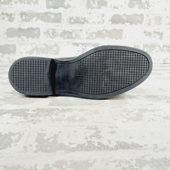 New Steve Madden Karmine Black Leather Slip On Loafers W634 - Picture 8 of 11